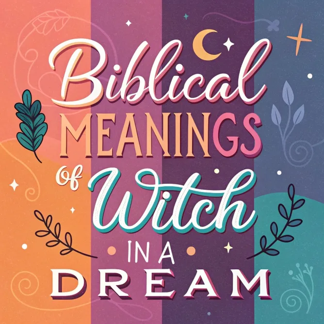 11 Biblical Meanings of a Witch in a Dream: Spiritual Secrets, Symbolism, and Profound Warnings