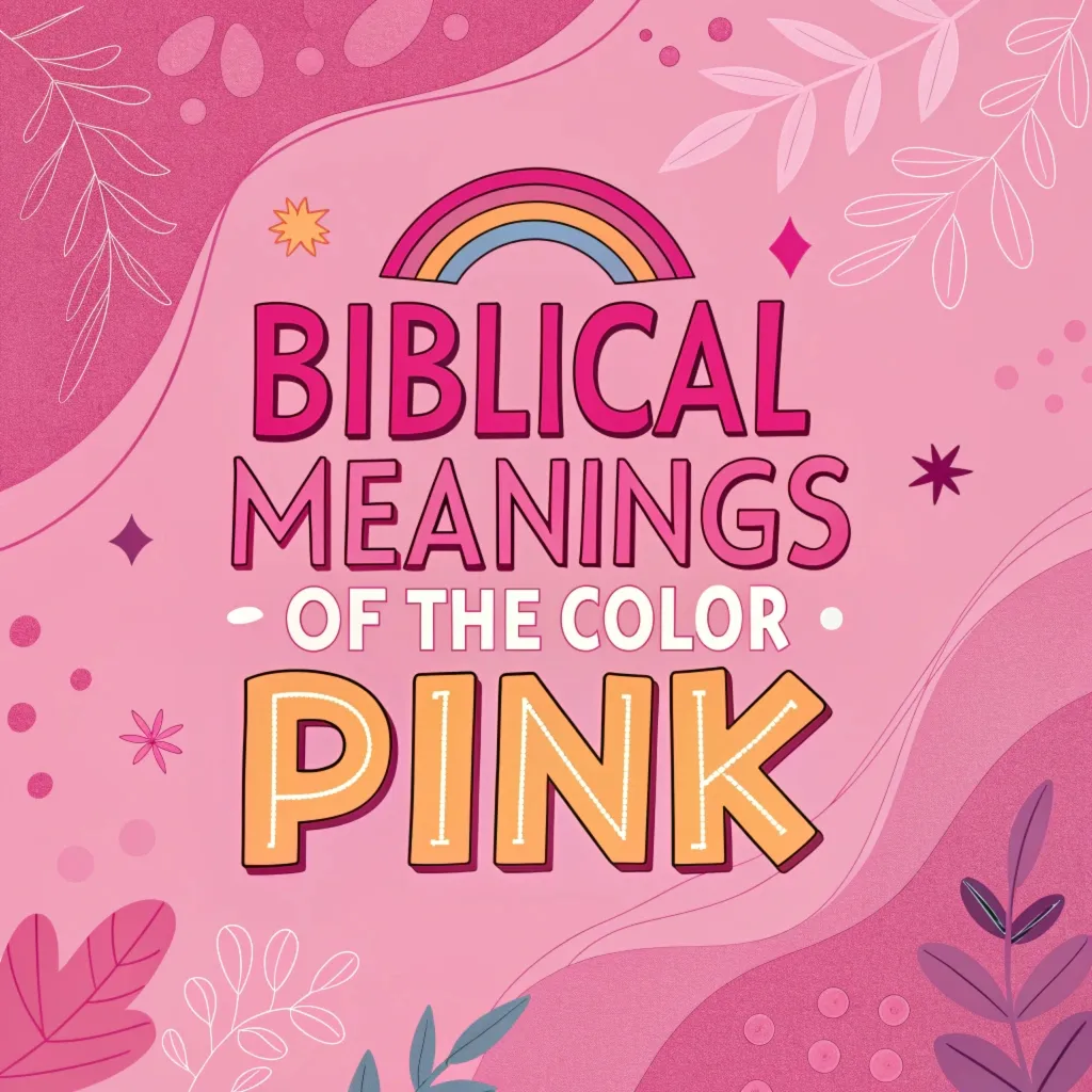 12 Biblical Meanings of the Color Pink: Divine Symbolisms of Love in Scripture