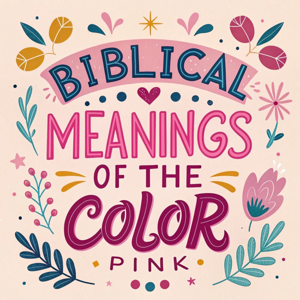 12 Biblical Meanings of the Color Pink: Divine Symbolisms of Love in Scripture