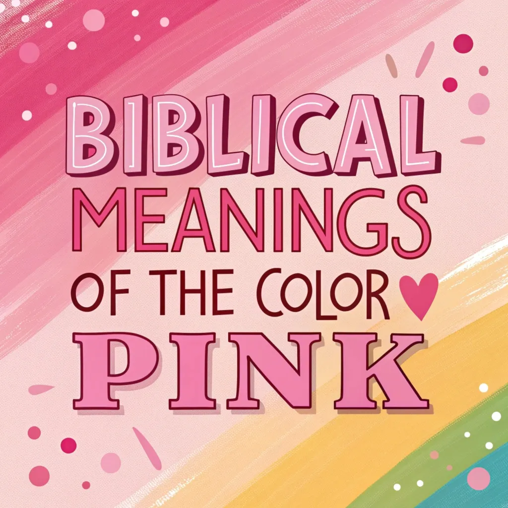 12 Biblical Meanings of the Color Pink: Divine Symbolisms of Love in Scripture