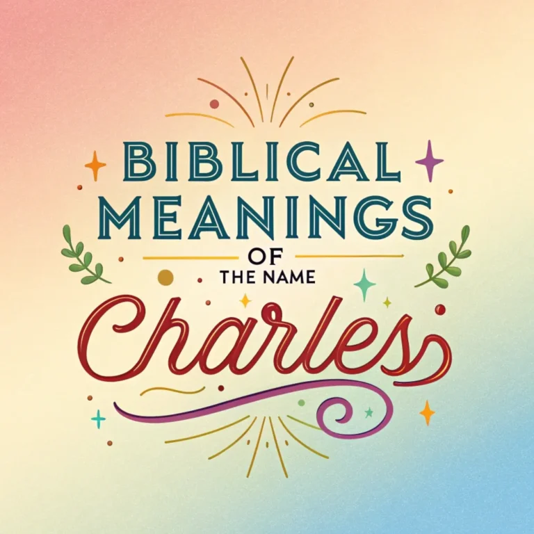 14 Biblical Meanings of the Name Charles: Profound Spiritual Significance