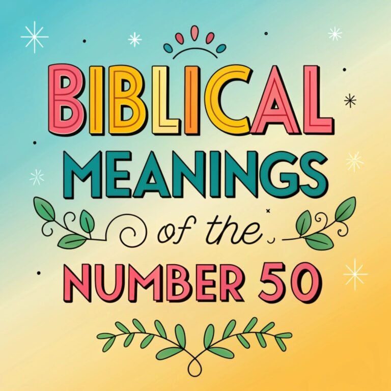 14 Biblical Meanings of the Number 50: Explore for Spiritual Growth and Understanding