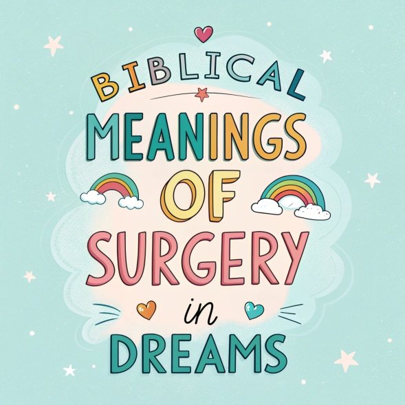 13 Biblical Meanings of Surgery in Dreams: Spiritual Insights and Hidden Messages