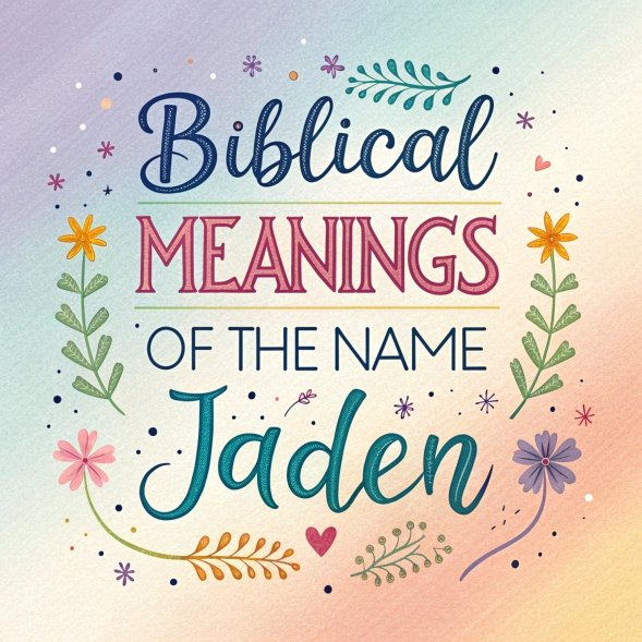 15 Biblical Meanings of the Name Jaden: A Journey Through Scripture and Faith