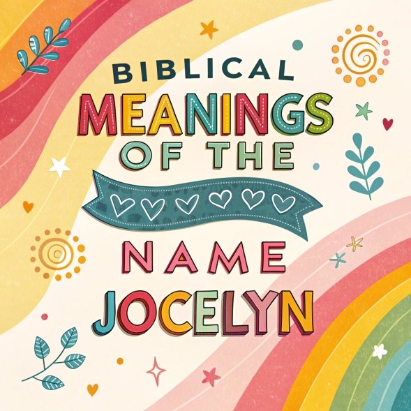 13 Biblical Meanings of the Name Jocelyn: Its Deep Meanings and Divine Purpose