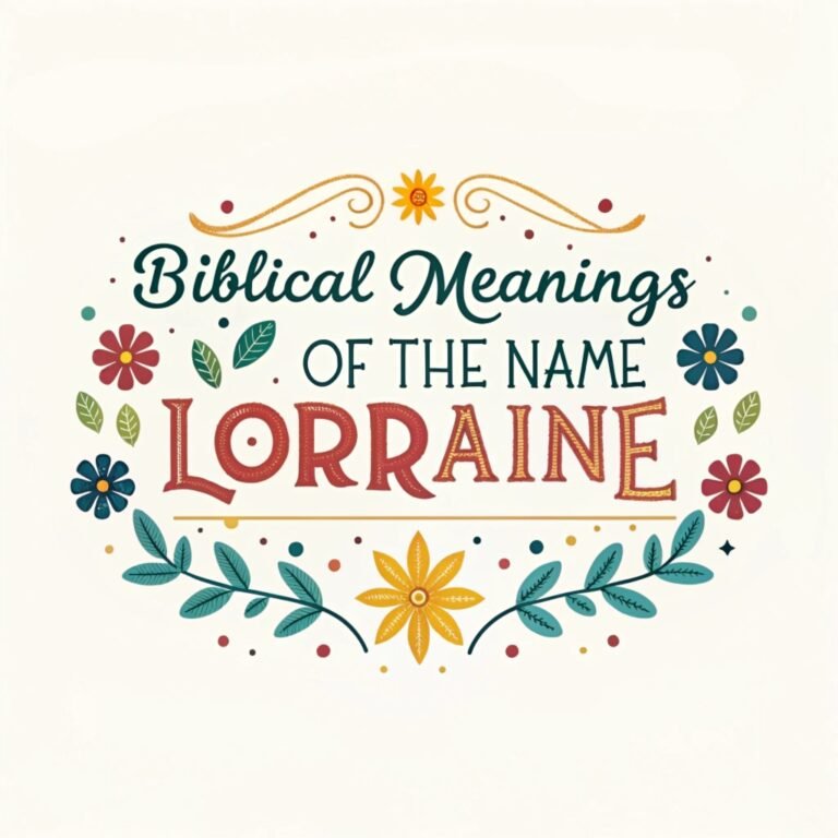 15 Biblical Meanings of the Name Lorraine: A Profound Journey Through Faith, Wisdom, and Divine Guidance