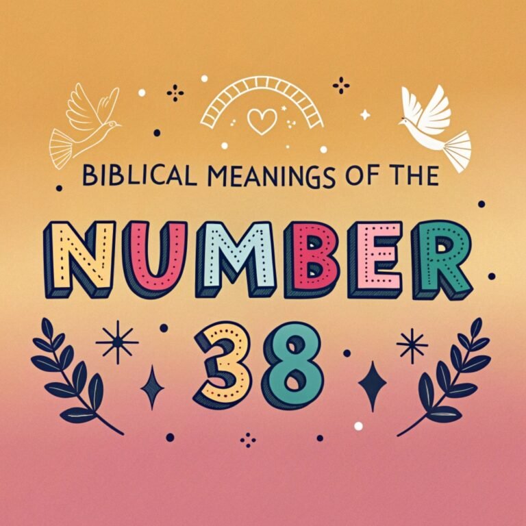 16 Biblical Meanings of the Number 38: Hidden Symbolism and Spiritual Significance